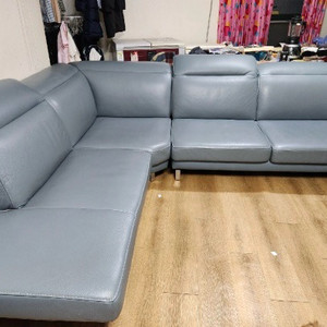 무료배송 - 새것같은 밀란 5인용 코너형 가죽소파