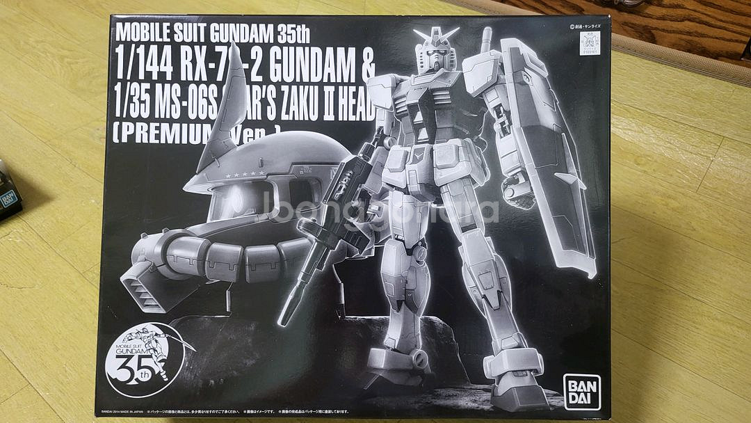 건담 RX-78-2 & 자쿠 II 헤드 새상품--0