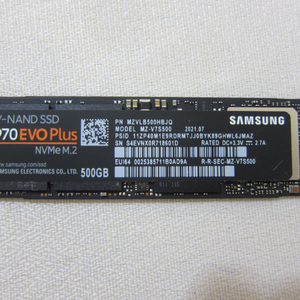 삼성 970 EVO PLUS M.2 NVMe 500G