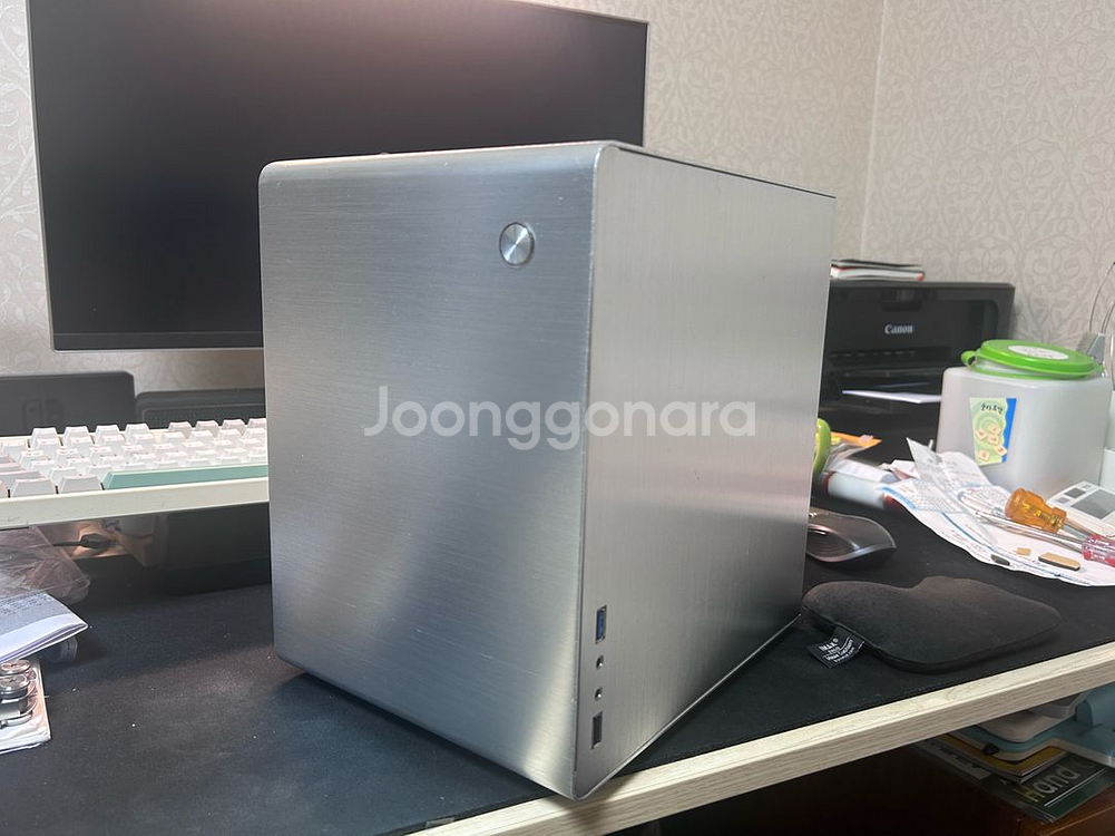 미니 알루미늄 PC 케이스 팝니다.(한성컴퓨터 미니슈트--0