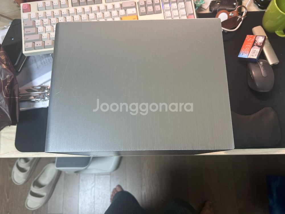미니 알루미늄 PC 케이스 팝니다.(한성컴퓨터 미니슈트--1