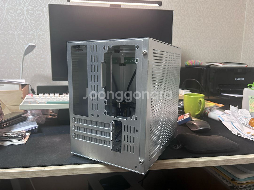 미니 알루미늄 PC 케이스 팝니다.(한성컴퓨터 미니슈트--3