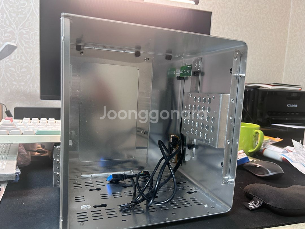 미니 알루미늄 PC 케이스 팝니다.(한성컴퓨터 미니슈트--5