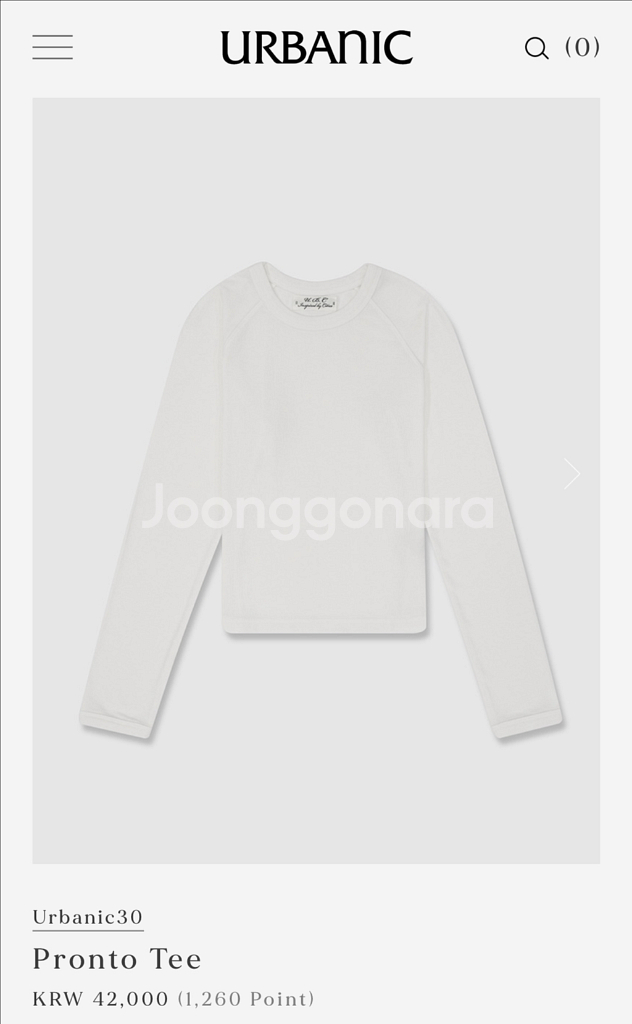 Urbanic30 얼바닉 pronto tee--0