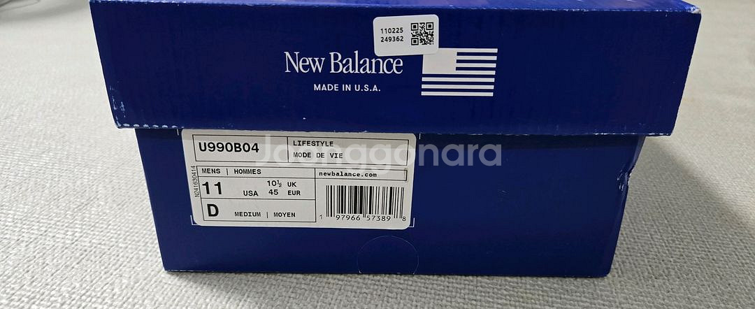 뉴발란스 U990BO4 290사이즈--6