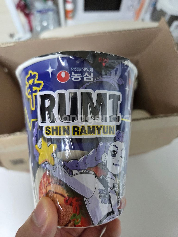 케데헌 농심 컵라면 한정판 6개입--2