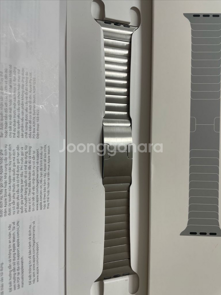 애플워치 링크브레이슬릿 실버 42mm SSS급 23년--0