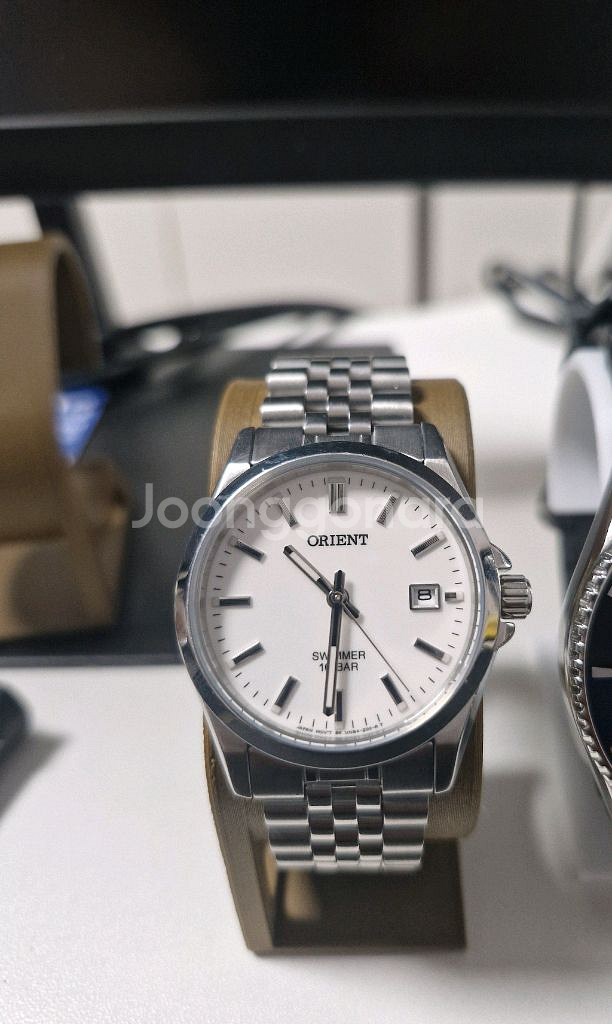 오리엔트 스위머 10bar 흰판 팝니다--0