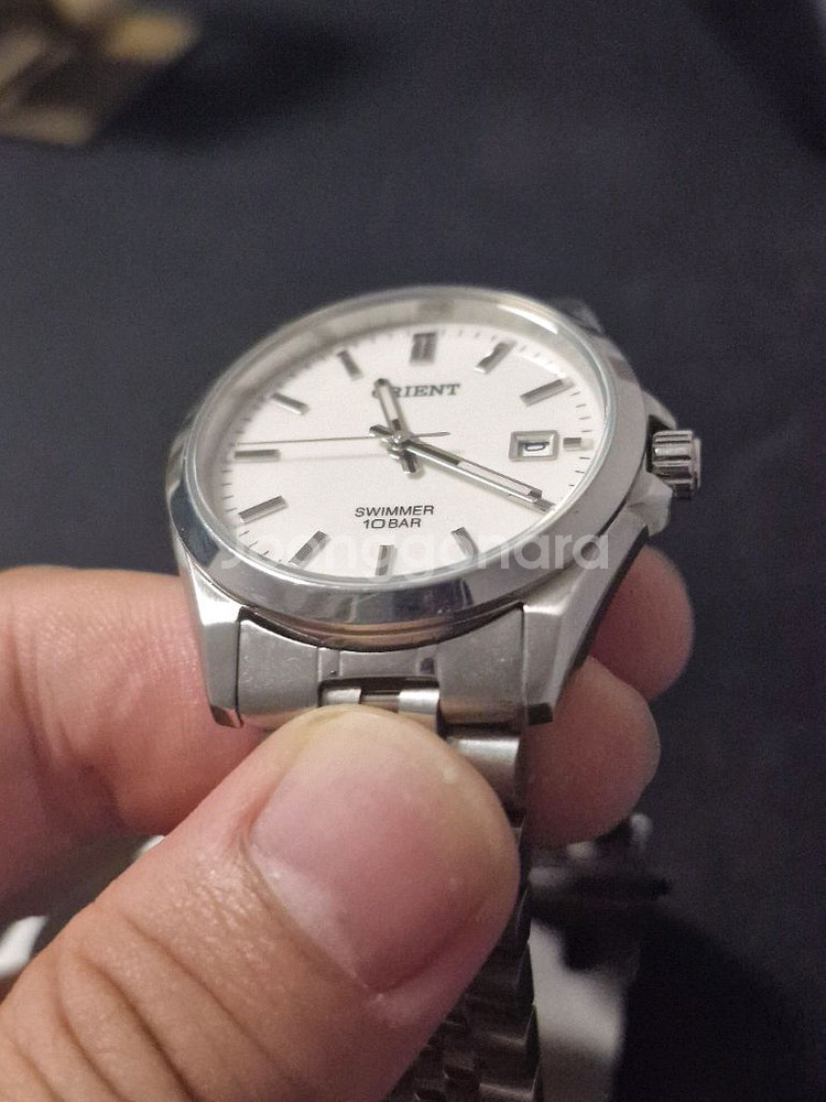 오리엔트 스위머 10bar 흰판 팝니다--5