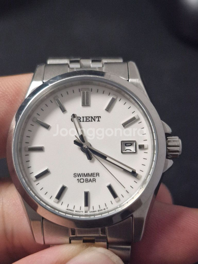 오리엔트 스위머 10bar 흰판 팝니다--3