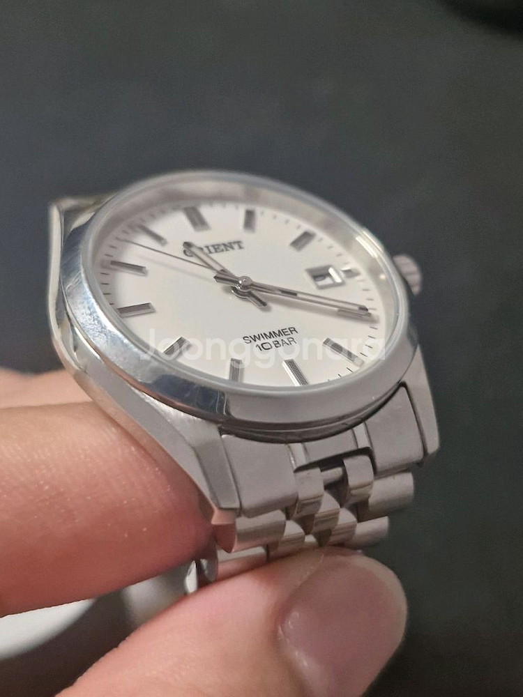 오리엔트 스위머 10bar 흰판 팝니다--6