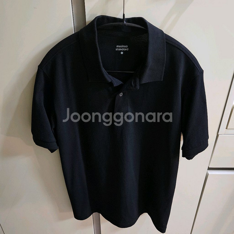 무신사 쿨탠다드 피케 폴로셔츠 (블랙,S)--0