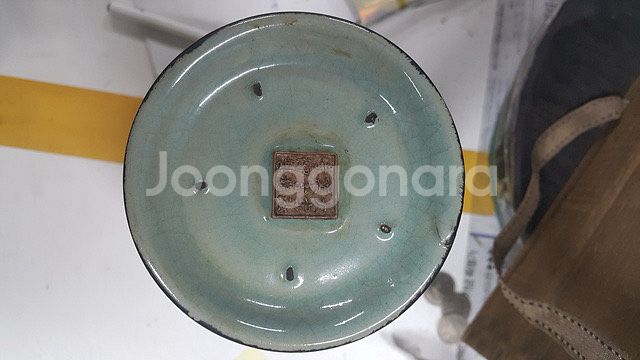 [골동품/도자기] 송대 여요 흑유 채화비천문 매병--7