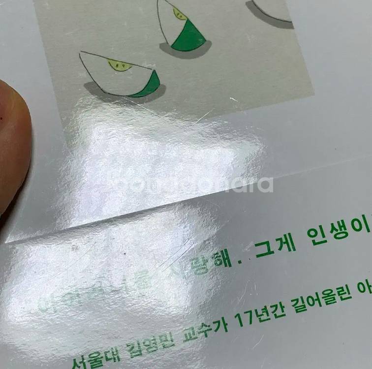 (책갈피 미개봉) 이옥토 풋사과 책갈피 가벼운 고백--1
