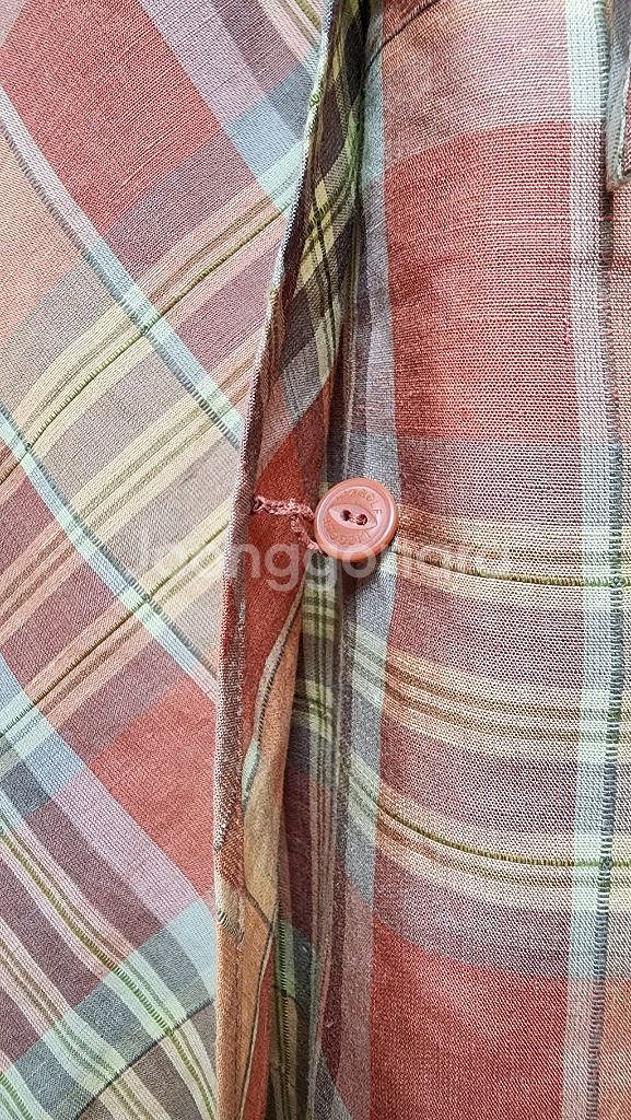 LIZ(GOLF)린넨(체크)랩스커트(77~88)--3