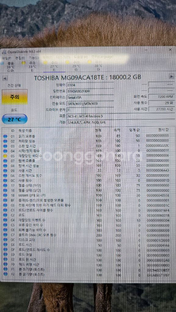 도시바 MG09ACA 18TB HDD 엔터프라이즈--6