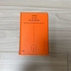 어떻게 분노를 다스릴 것인가? 책 도서