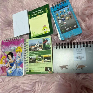 일괄 노트 수첩 세트 메모지 떡메 고전문구 디즈니 공주