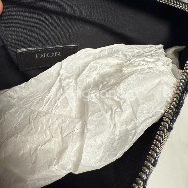 [정품]디올 오블리크 새들백 베이지--2