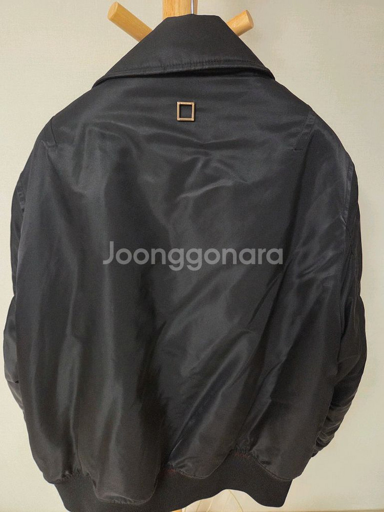 우영미 봄버 ma1 블루종 블랙--1