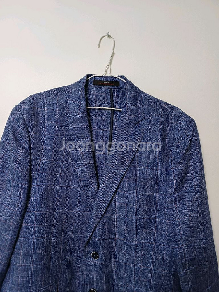 남성 지이크 마100% 봄.가을 블레이져 (슬림100)--1