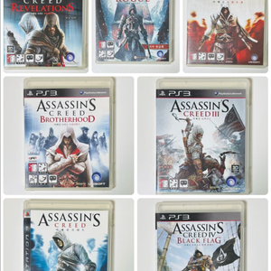 ps3) 어쌔신크리드 타이틀 7종 일괄판매