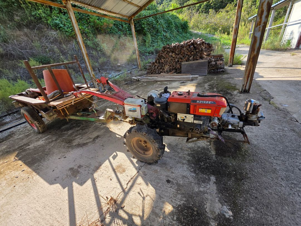 경운기 ND10DE 10마력 키시동 대우 영흥분무기 이미지