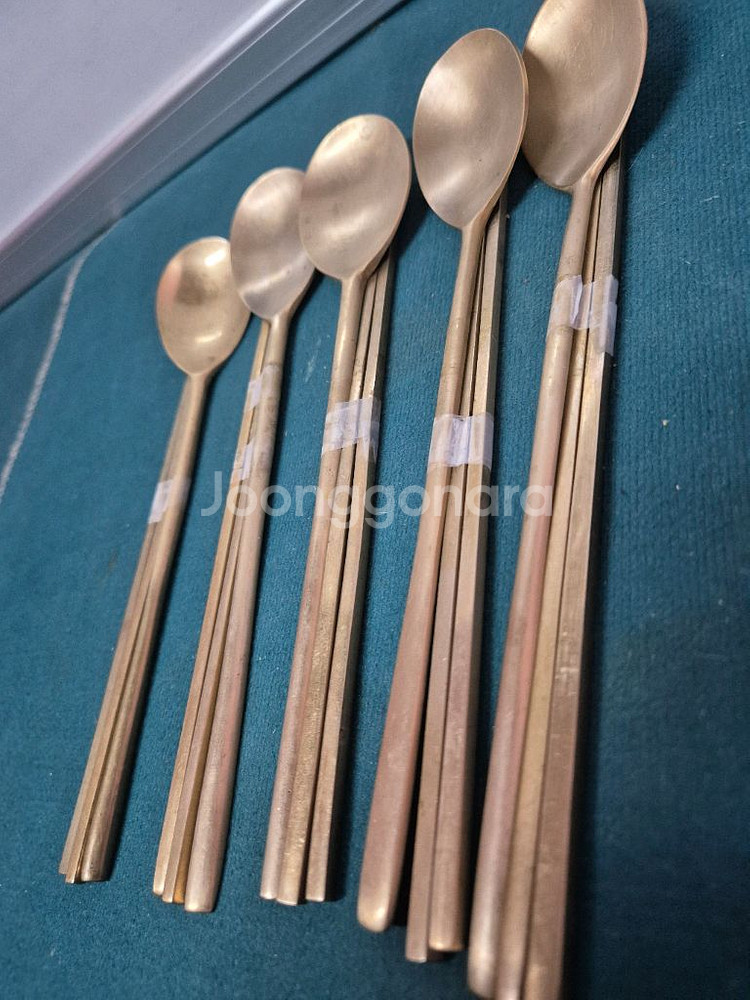 김문익무형문화재놋수저셋트5벌셋트--1