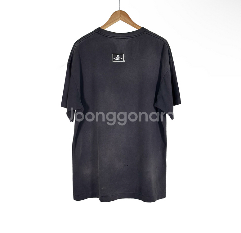 [XL] 세인트 미카엘 플레이스테이션 워싱 로고 티셔츠--1