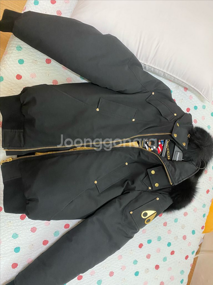 무스너클 금장패딩--0