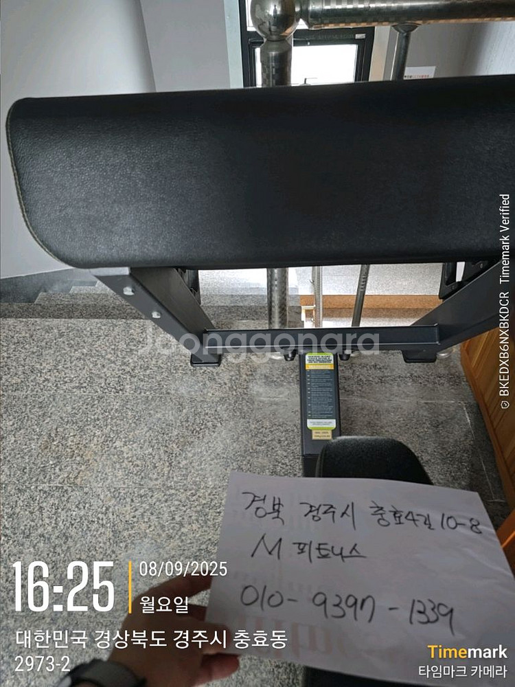 암컬 벤치 저렴하게 팝니다.--2