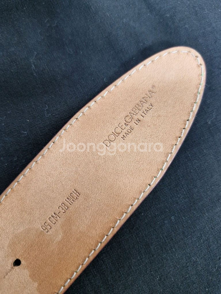 돌체앤가바나 이태리 가죽벨트 95--2