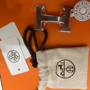 정품! 에르메스 벨트 리버서블 실버/블랙 32mm