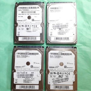 노트북하드 HDD 500GB 2.5인치 4개 일괄판매