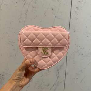 샤넬 하트백 핑크