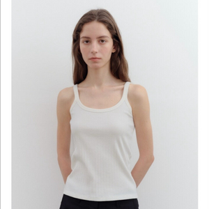 (새상품)샵레터 belle rib sleeveless
