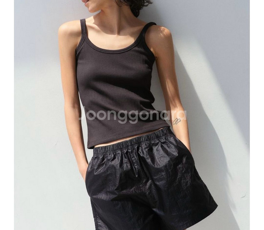 (새상품)샵레터 belle rib sleeveless--2