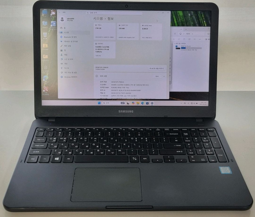 삼성 정품 NT551EBE i5 8세대 노트북 판매 이미지