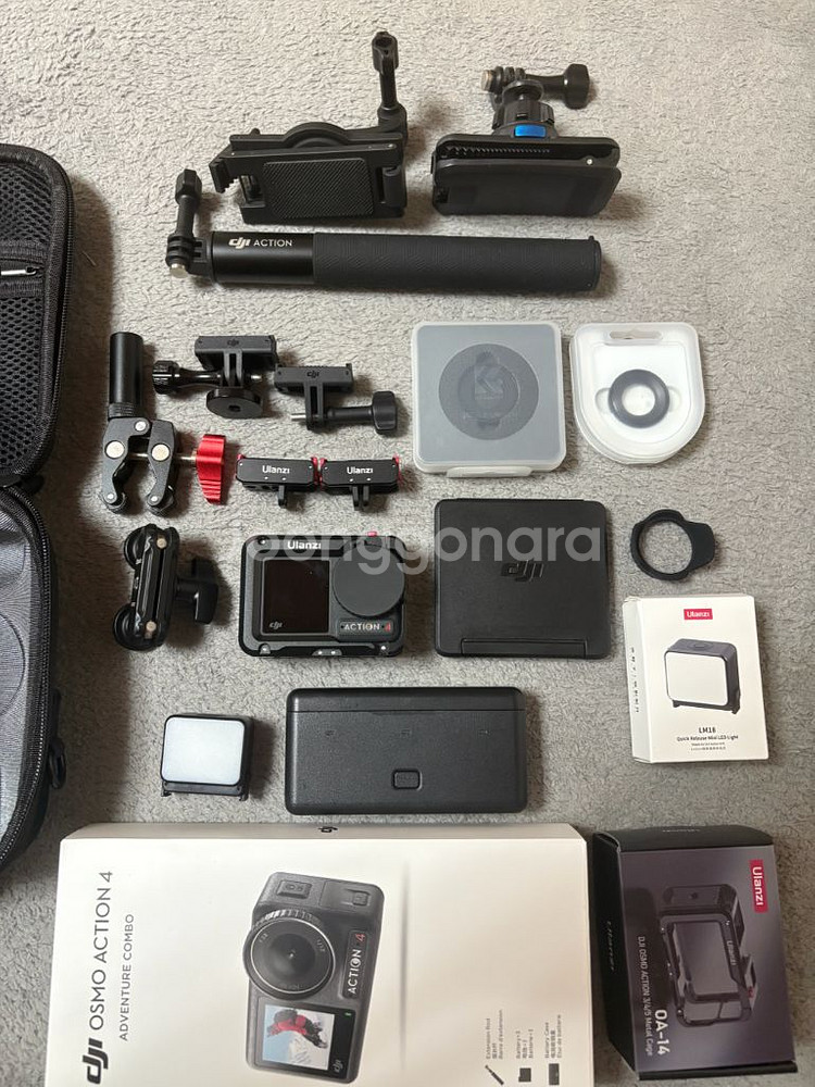 DJI 액션4 어드벤쳐 콤보 풀세트--1