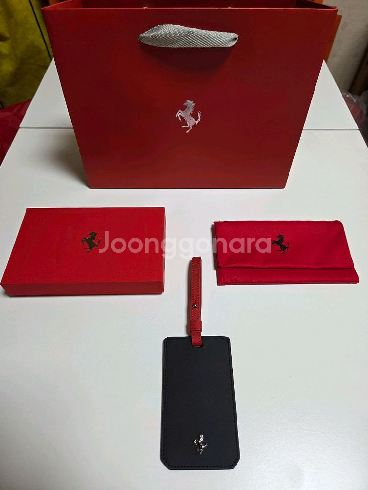 페라리 정품 네임태그 택 새상품--0