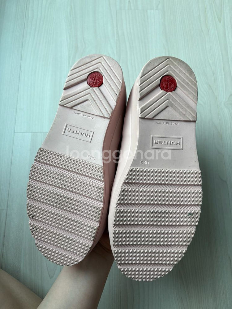 헌터 레인부츠 핑크 eu36 uk3 (220~225mm--5