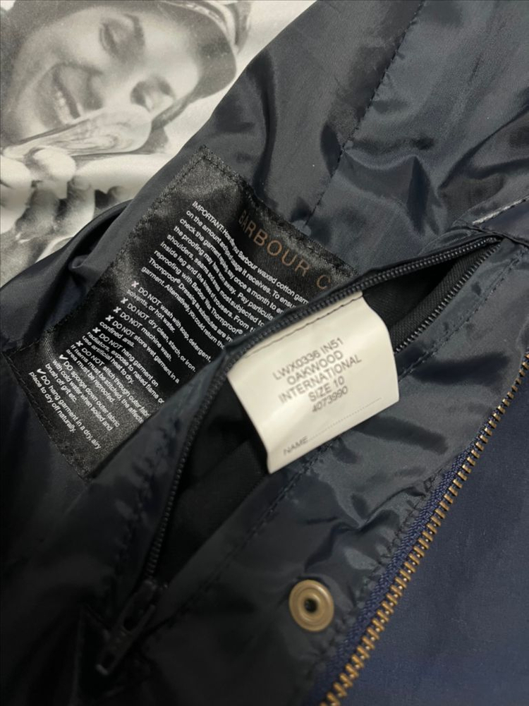 바버 인터내셔널 Oakwood 왁스 자켓 M 우먼스 이미지