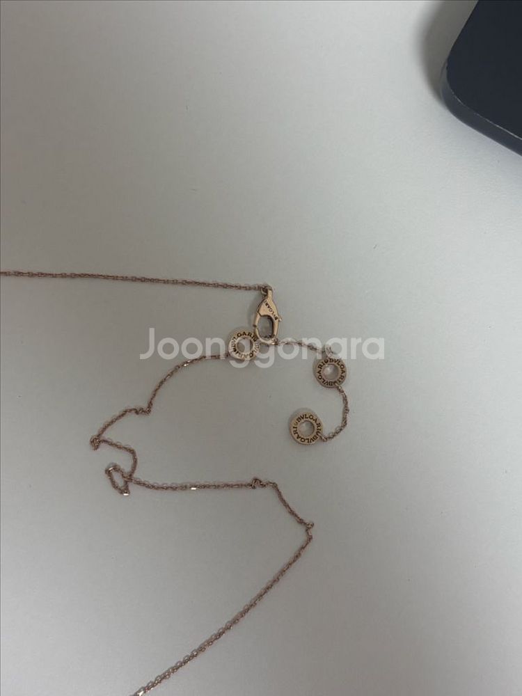 불가리 디바스드림 미니 18k 목걸이--1