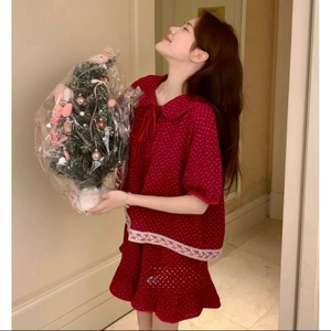 (새상품) 여성 잠옷세트 레드/블루 M