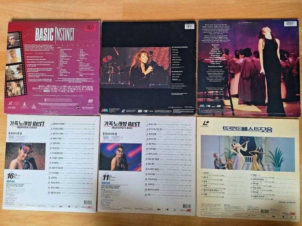 레이저디스크 머라이어 캐리 Basic Instinct 이미지