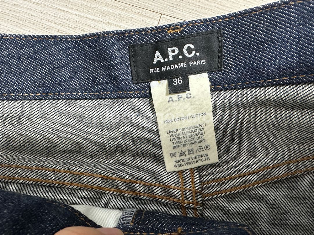 A.P.C. 아페쎄 데님 미니스커트 36--2