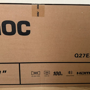 [미개봉 신품] AOC Q27E3S2 27인치 모니터