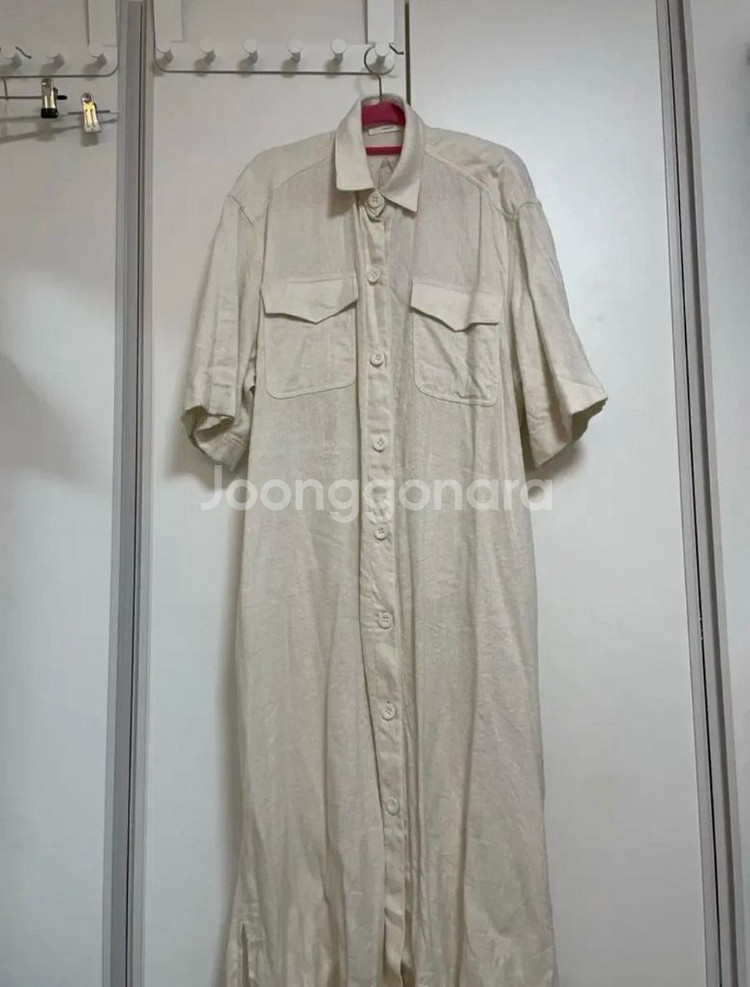 구테 조지아 컷아웃 셔츠 드레스 one size--6