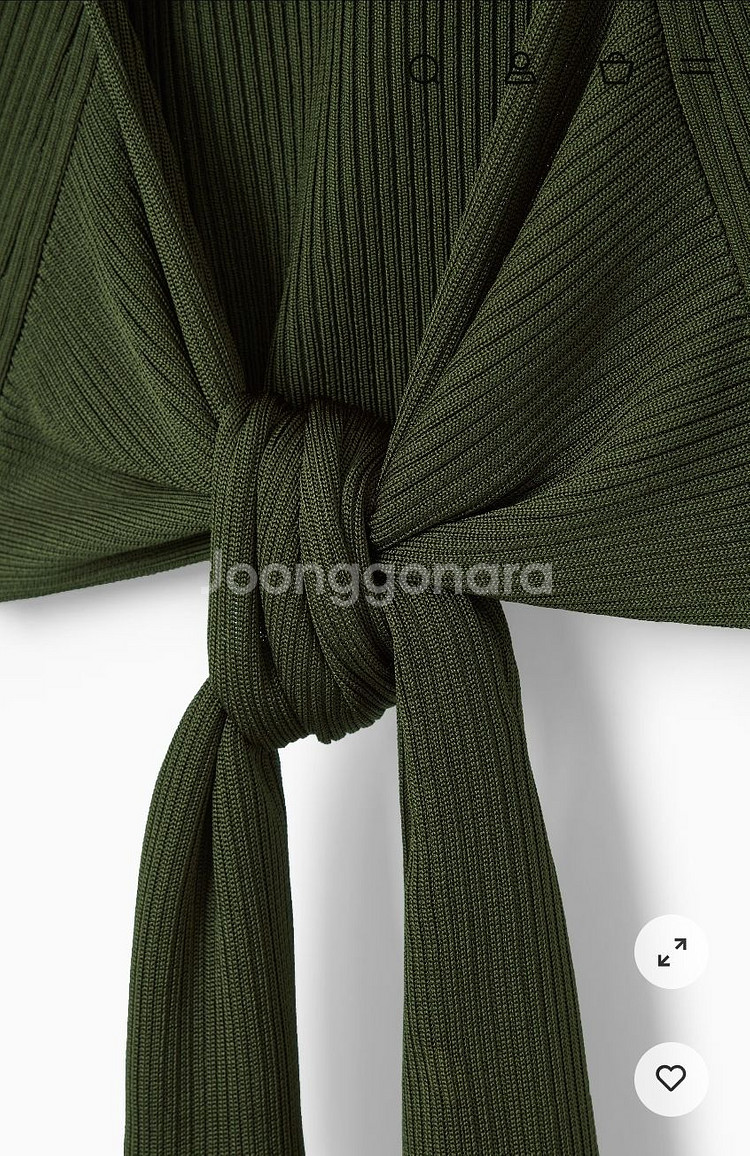 코스 cos 오픈백 리브 니트 탑 사이즈 EUR L--4