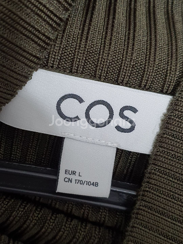 코스 cos 오픈백 리브 니트 탑 사이즈 EUR L--5